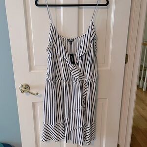 Express Blue/White Stripped Dress